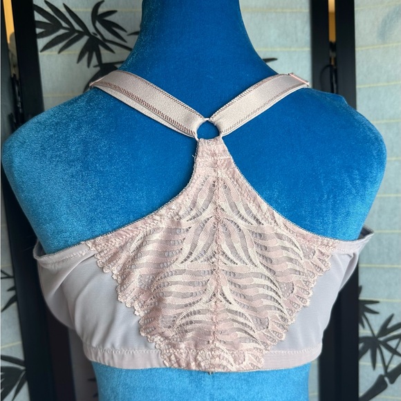 Pink Blush Front Clasp Bra by Glamorise with Racer Back - Picture 2 of 6